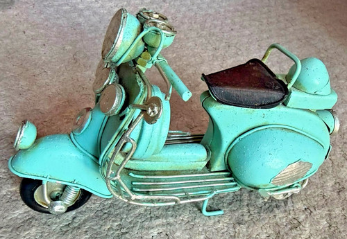 Vintage vespa scooter metal - vespa,