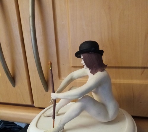 Figurine female posing - of,