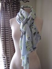 New Whistles Ginkgo Leaf Scarf Shawl Wrap
