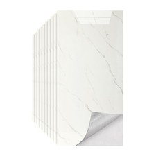 20/30/40 Self-Adhesive Marble Tiles Sticker Stick On Wall Floor Kitchen Bathroom