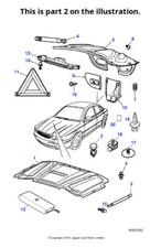 Jaguar Genuine Bonnet Gas Strut Spare Part Fits X-Type 2001-2010 Classic C2S1927