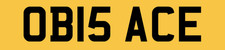 OB NUMBER PLATE PRIVATE