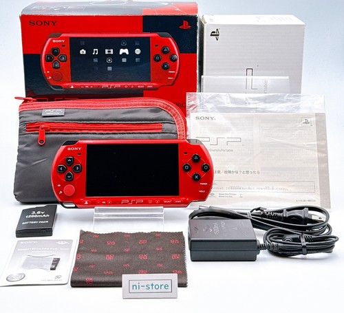 Sony psp 3000 console - psp-3000, red