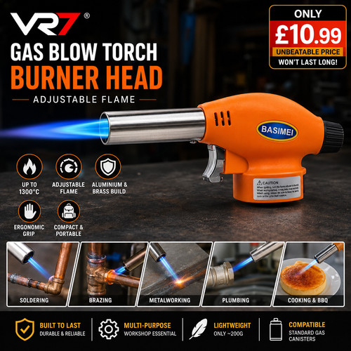 Gas blow torch burner - blow,