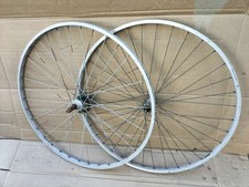 Vintage Raleigh Racer Cycle Aluminium Rims Classic Bike Wheels