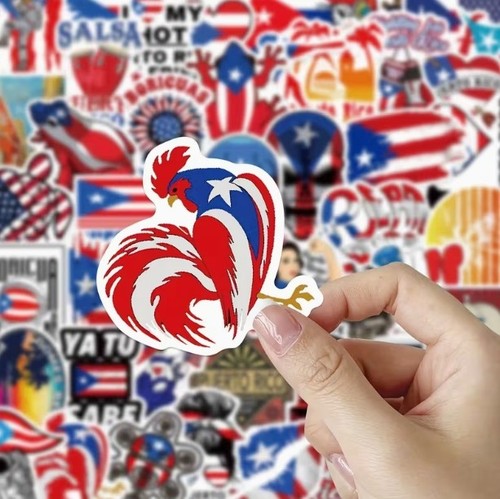 Puerto rico random stickers - rico,