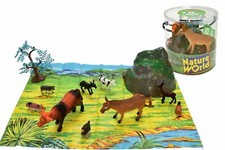 Large Tub of Plastic Animals