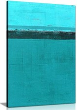Turquoise Abstract Painting