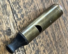 Vintage Brass Cuckoo Bird Call Sound Effects Whistle Drummers Trap 110mm x 24mm