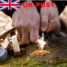 Ferro Magnesium Firestarter Flint Striker Tool for Camping & Survival Gear