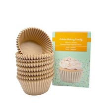 300 Pack Jumbo Cupcake Muffin Liners Greaseproof Large Brown Baking Cups