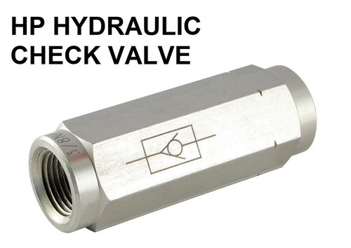 Hydraulic steel check valve - hydraulic,