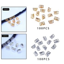100 Pieces Dreadlock Beads