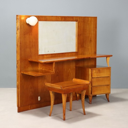 Vintage dressing table oak - vintage,