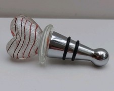 Glass Heart Shaped Wine Bottle