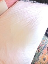 DEBENHAMS Duvet Cover Only| off-White| Flower detail| DOUBLE 