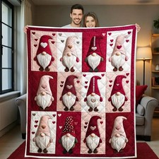 Gnome Valentine Quilted