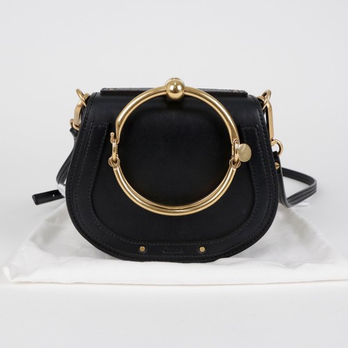 Chloe small leather nile - nile, tote