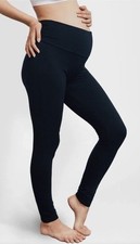 Seraphine Black Thermal Maternity Leggings, Size M, Excellent Condition