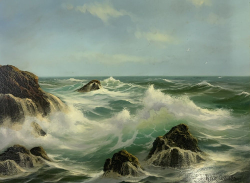 Peter cosslett original oil - -,