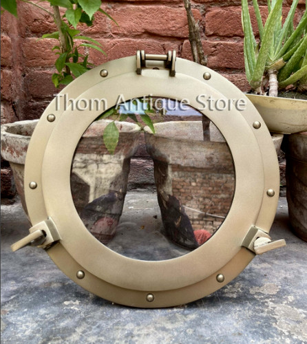 Antique brass finish port - finish,