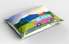 Vintage Trucks Pillow Sham