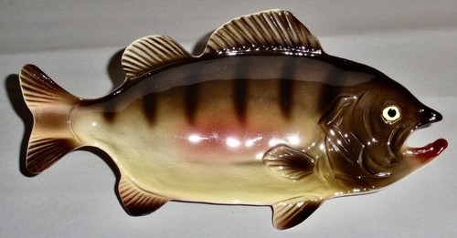 Vintage ceramic rainbow trout - vintage,