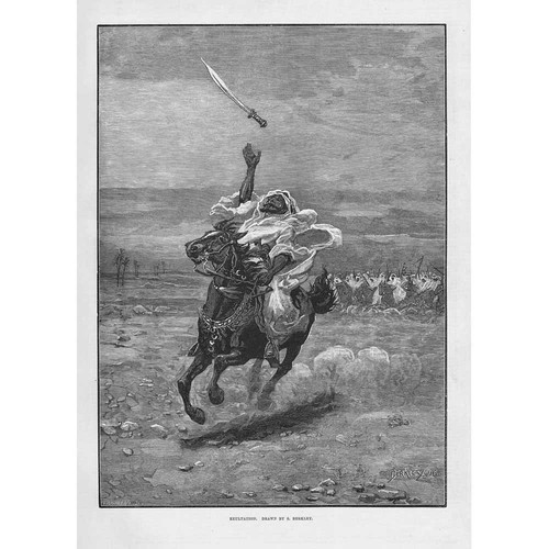 Exultation arab horseman by - arab,