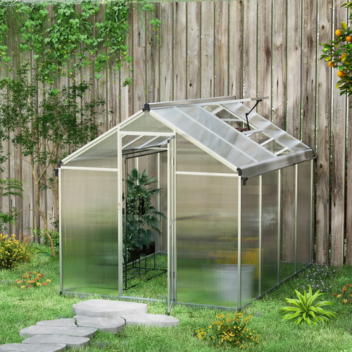 8x6ft garden greenhouse - 8x6ft,