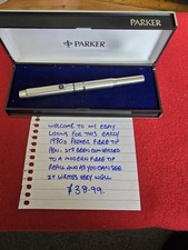 Vintage C1980s Parker 25 Fibre