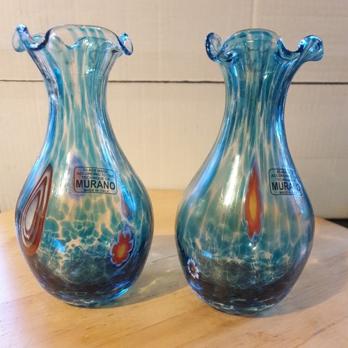 Murano pair small glass - pair,