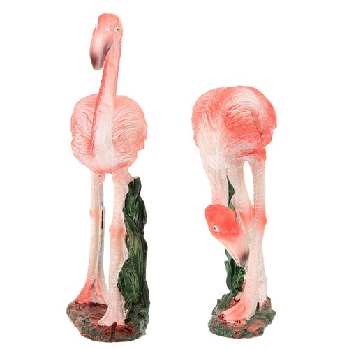 Set pink flamingo resin - flamingo,