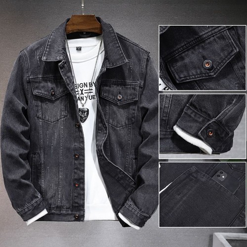 Autumn dark blue men denim - autumn, men's