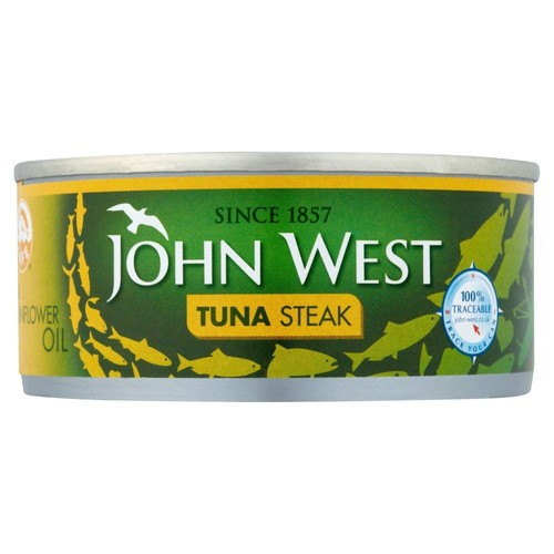 John west tuna steak oil - john, in
