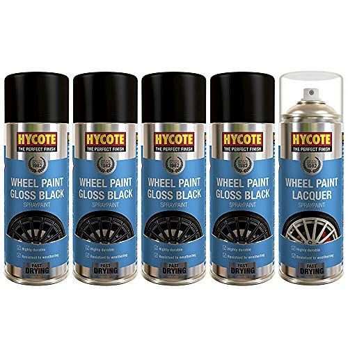 Hycote gloss black alloy - gloss, wheel