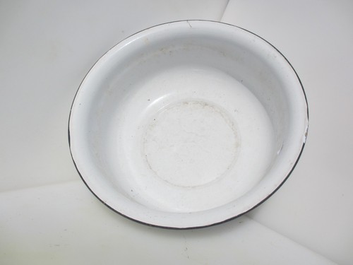 Large vintage enamel - vintage,