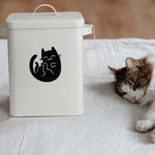 White Airtight Pet Food