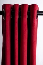 THICK PLUSH VELVET MADE TO MEASURE BESPOKE PAIR EYELET CURTAINS HANDMADE IN UK