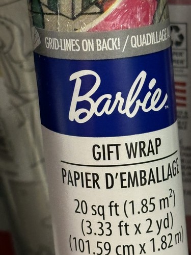 Barbie christmas wrapping - barbie,