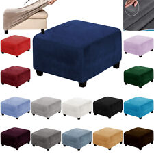 Large Stretch Square Ottoman
