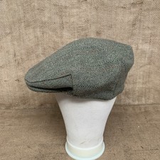 Vintage Tweed Flat Cap Size XL - Country Hat - Shooting Hat - Farmer Hat