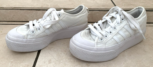 Adidas nizza white platform - nizza,