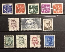 Czechoslovakia Stamp Selection