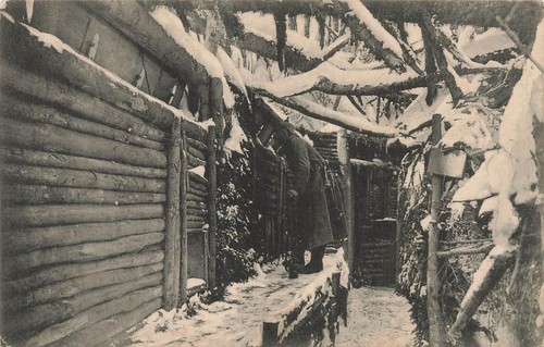 Wwi german soldier trench - wwi, rppc
