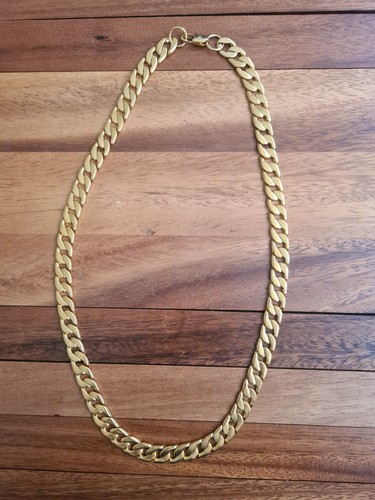 Gold men chunky curb - men's, chain