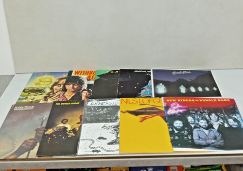 Rock vinyl records - records, job