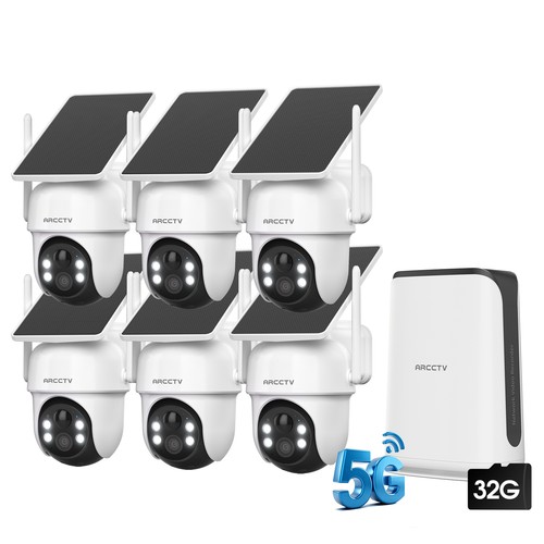 Arcctv cctv solar security - solar,