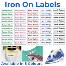 Iron On Name Labels