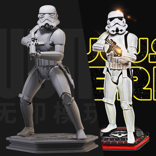 Scale resin space warrior - 1/24,