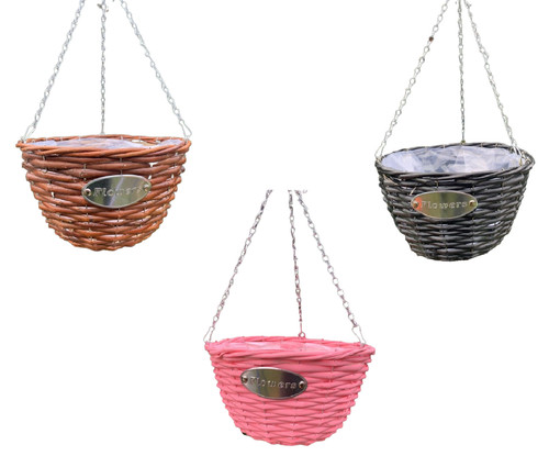 Wall hanging rattan wire - hanging, round